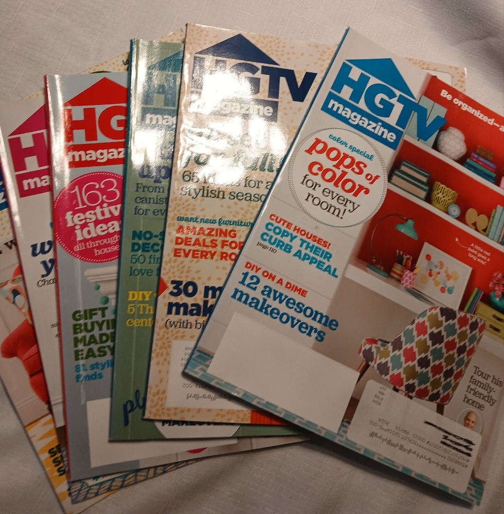 6 HGTV 2015-16 Magazines
